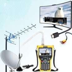 Combined SZBOX VF9930 Field Meter, DVB-S2 / S / T2 / T / C