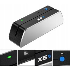 Čtečka kreditních karet Lethiema MSR606 s Bluetooth + 20 karet, použité