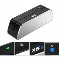 Čtečka kreditních karet Lethiema MSR606 s Bluetooth + 20 karet, použité