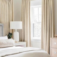 Miulee objekter taupe 2 stk. 140x225 cm