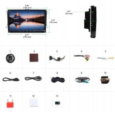 Eonon Ga9453b Radio de voiture, compatible avec VW, siège, Skoda 9 pouces.