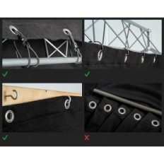 Moltonmarkt, cotton, 3 x 3 m, 300 g / m2, white