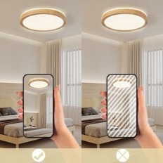 LED Baerolc griestu lampa, koka, 40 cm, 32 W, 3000-6000 K,