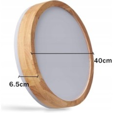 LED BAEROLC stropné svietidlo, drevené, 40 cm, 32 W, 3000-6000 k,