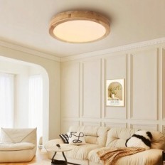 Ceiling lamp LED Baerolc Ry-0040-40cm, Wooden, 40 cm, 28 W, 3000-6000K