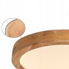 Plafonnier LED Baerolc RY-0040-40cm, en bois, 40 cm, 28 W, 3000-6000k