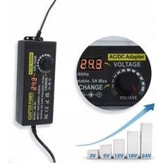 AUPLF 3V-24V, 5A, 120 W, adaptateur secteur 100V-240 V avec 14 adaptateurs