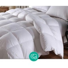 QUREE APSMILE CK048-K Down 220 x 240 cm, blanc, 100% coton