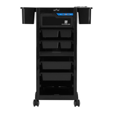 Gabbiano 68UV Friseurhelfer mit UV-Sterilisator schwarz — Vorderansicht