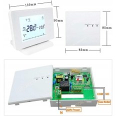 použité WiFi bea Termostat pre plynový kotol, regulátor teploty 220V