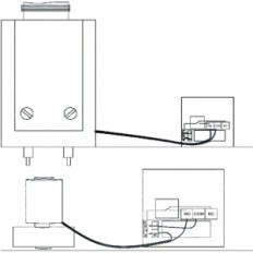 koristi WiFi bea termostat za plinski kotao, 220V regulator temperature