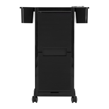Aiutante Parrucchiere Gabbiano 68UV con Sterilizzatore UV Nero — vista frontale