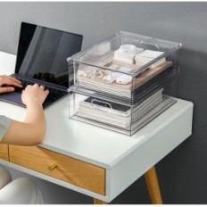 Refrigerator containers with a sliding drawer Greentainer, 2 pcs