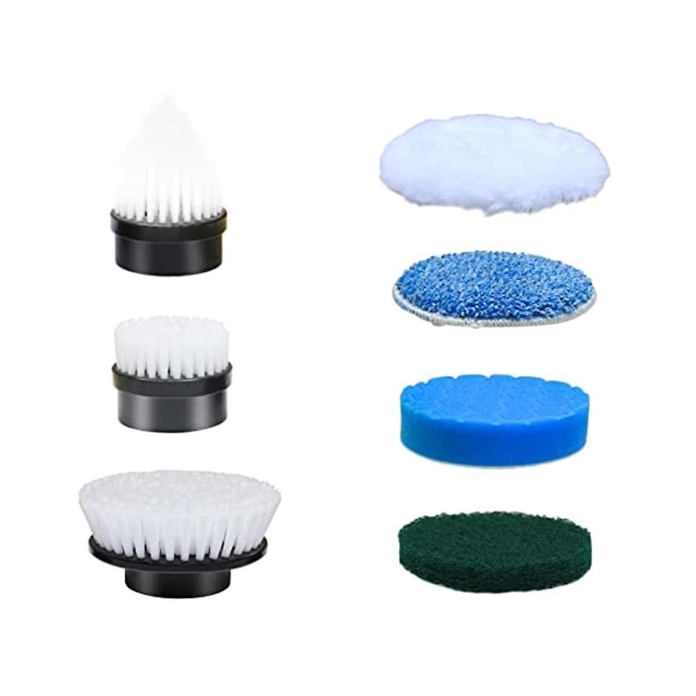 Set of removable brushes for electric brush 7 in 1