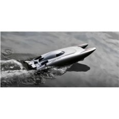 Barco de brinquedo controlado remotamente, iate rápido com controle remoto