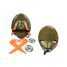 Sada interaktívnej ninja Michelangelo korytnačiek s zbraňami, Armor a Shurikenes