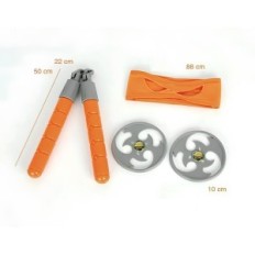 Interaktív teknősök készlete Ninja Michelangelo szett fegyverekkel, páncéllal és shurikens