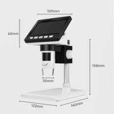 Electronic USB microscope with LCD screen and 50-1000x zoom