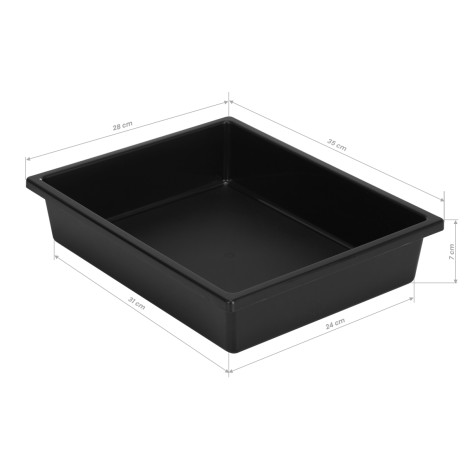 Aide coiffeur Gabbiano 68UV avec stérilisateur UV noir