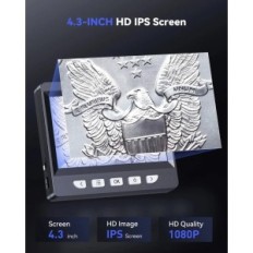 Ηλεκτρονικό μικροσκόπιο USB με οθόνη LCD και 50-1000x ζουμ