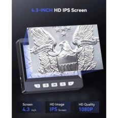 Ηλεκτρονικό μικροσκόπιο USB με οθόνη LCD και 50-1000x ζουμ