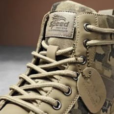 Taktische Schuhe, Knöchelstiefel, Größe 42 khaki (26,5 cm pro 41)