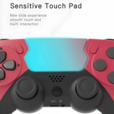 Bezdrôtový gamepad Gaminja P48 až PS4 / PS3 PC regulátor s vibráciami a Turbo Režim pre konzolu a počítač