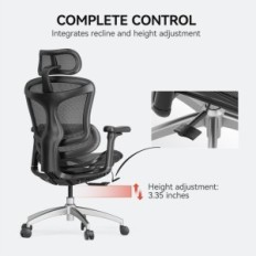 Sihoo Doro C300 Cadeira Ergonômica Escritório Preto (Wada)