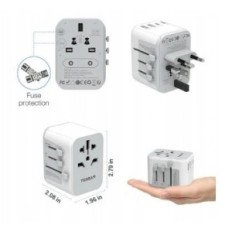 Travel adapter Universal International Tessan 633FC
