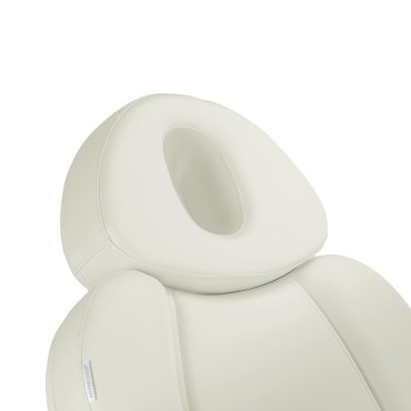 Fauteuil cosmétique électrique Azzurro 708a 4 moteurs blanc — gros plan tête