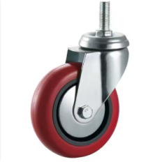 Møbler ruller 125 mm, opptil 140 kg, M10 gjenget skrue, 4 stk.