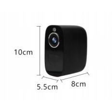 IP Wi-Fi street camera with built-in battery, 10400 mAh, black