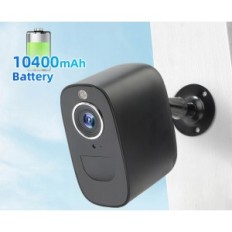 IP Wi-Fi pouliční fotoaparát s vestavěnou baterií, 10400 mAh, černá