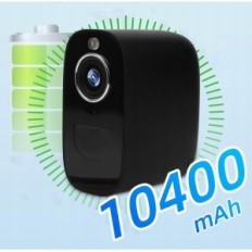 IP Wi-Fi street camera with built-in battery, 10400 mAh, black