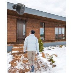 IP Wi-Fi Street Camera med inbyggt batteri, 10400 mAh, svart