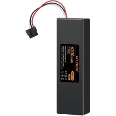 Batterie amovible cityk cr15 14,8 V 6200 mAh pour aspirateur xiaomi