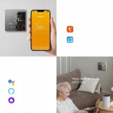 Termostat Beok TGR85WIFI do ogrzewania podłogowego Wi-Fi, naścienny Używany