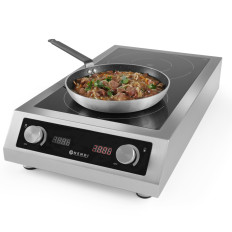 Dubbele inductiekookplaat 2x 3500W Model 7000 Hendi 239346