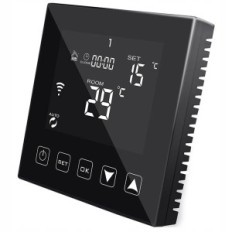 Kettotek Ketf0163a Peace Termostat, 16A, Wi-Fi, varmt gulv, svart