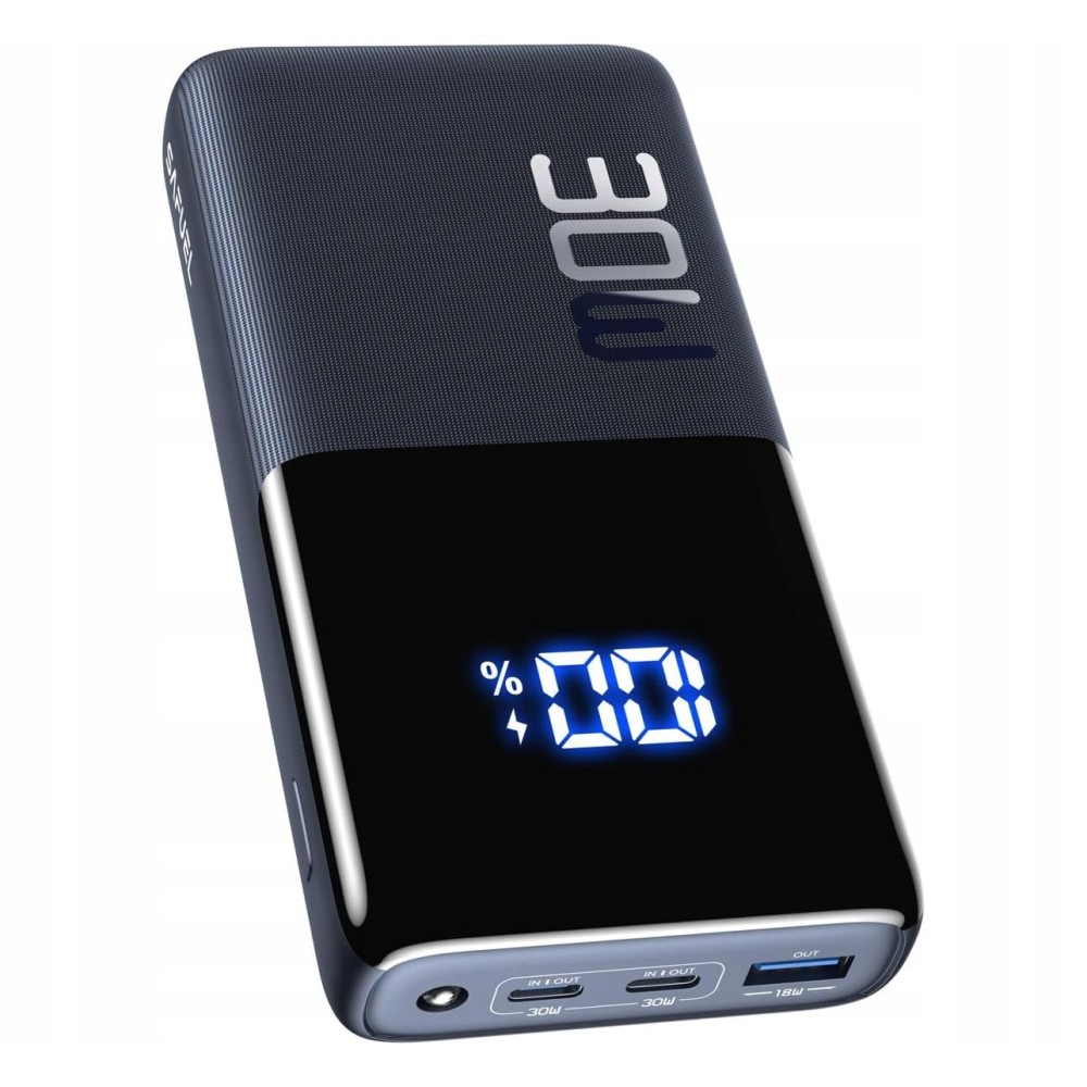"Power Bank Safuel", 30 W, 20 000 Mah, 2xusb-c, 1xusb-a, juoda