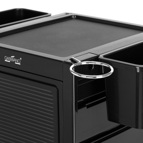 Gabbiano frisørhjælper 68C sort — fra siden