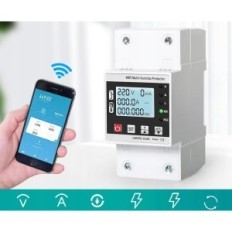 AILO WIFI elektrische meter, LCD AC 220V 63A-scherm