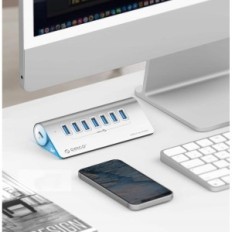 Hub USB ORICO USB 3.2 GEN 2, 7-poort 10 Gbit / S, 1 m