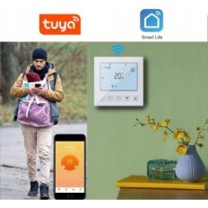 Ευφυής θερμοστάτης δαπέδου Ketsek KTF0155A, Wi-Fi, 16 α, λευκό