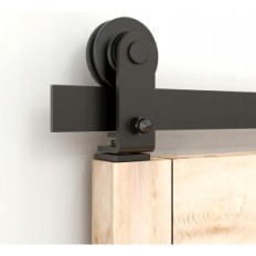 Conjunto de accesorios de puerta corredera Wolfbird 100cm / 33ft, 2 puertas