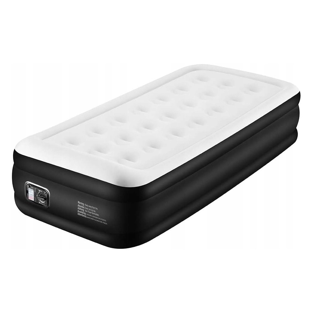 Matelas auto-gonflé TouchXel 196x97x47cm avec pompe intégrée, noir