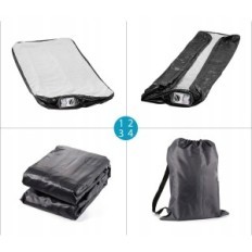 Matelas auto-gonflé TouchXel 196x97x47cm avec pompe intégrée, noir