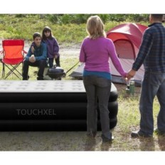 Selbstaufblutete Matratze Touchxel 196x97x47cm mit eingebauter Pumpe, schwarz