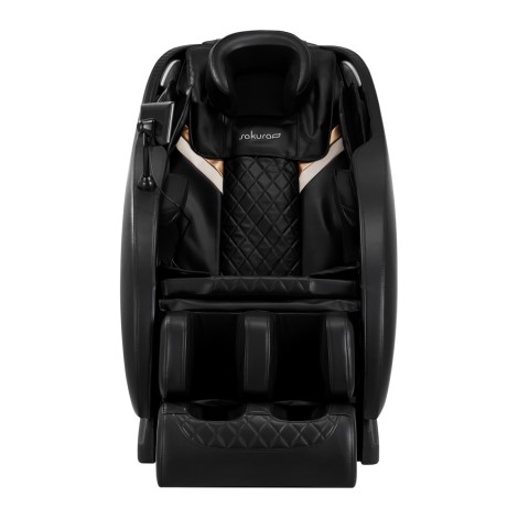 Πολυθρόνα μασάζ Sakura Classic 305 μαύρη — προβολή από μπροστά
