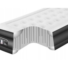 Materasso auto-gonfiato Touchxel 196x97x47cm con pompa integrata, nero